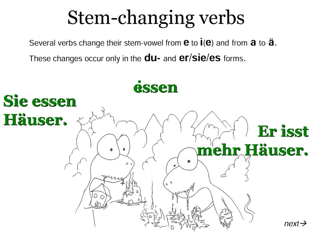german-stem-changing-verbs-deutsch-lernen